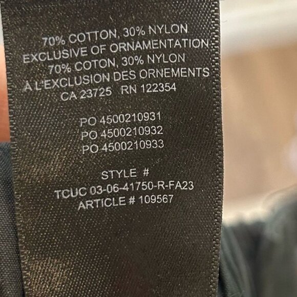 Aritzia Tna Squad Pocket Parachute Cargo Pants Baggy Black - Picture 9 of 10